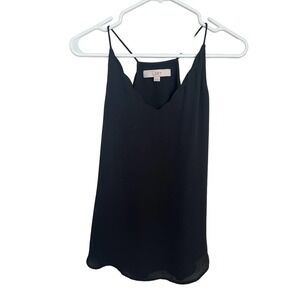 Loft Black Flowy Tank Top Size XS​​​​​​​​​​​​​​​​​